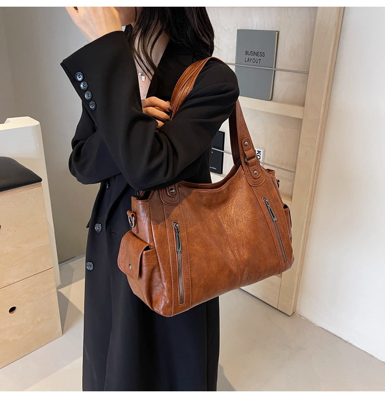 Luvira | Timeless Leather Tote Bag