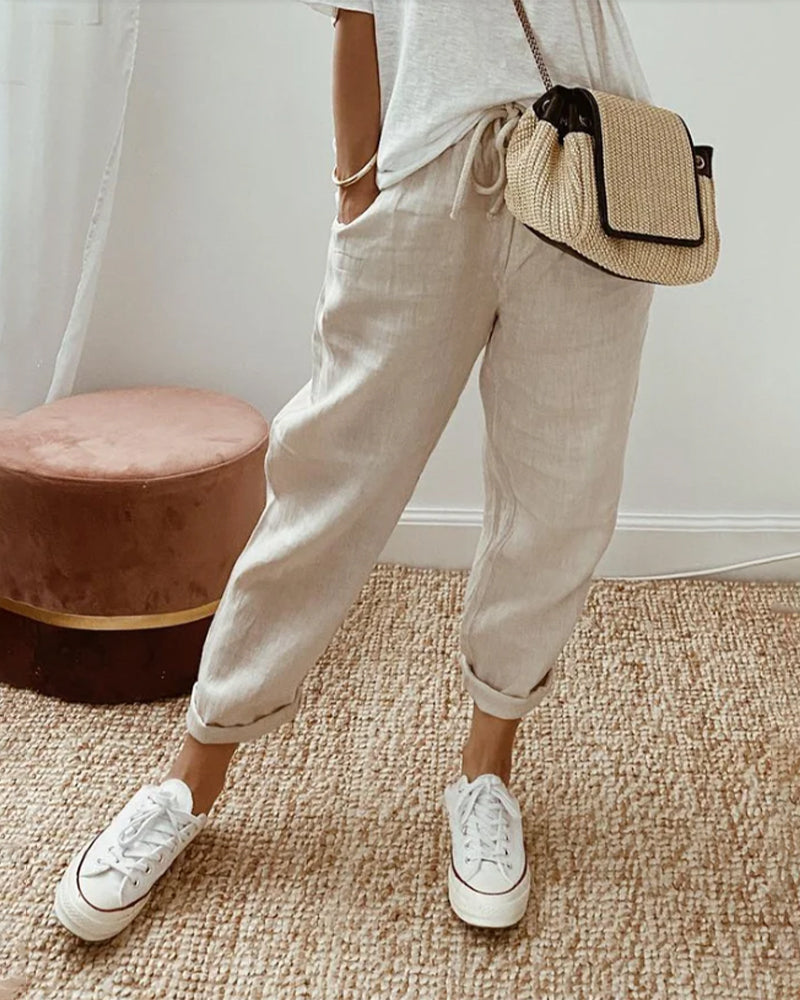Linen Anti-Sweat Casual & Elegant Trousers