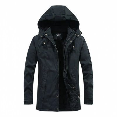 Sebastian | Men's Warm Hooded Jacket