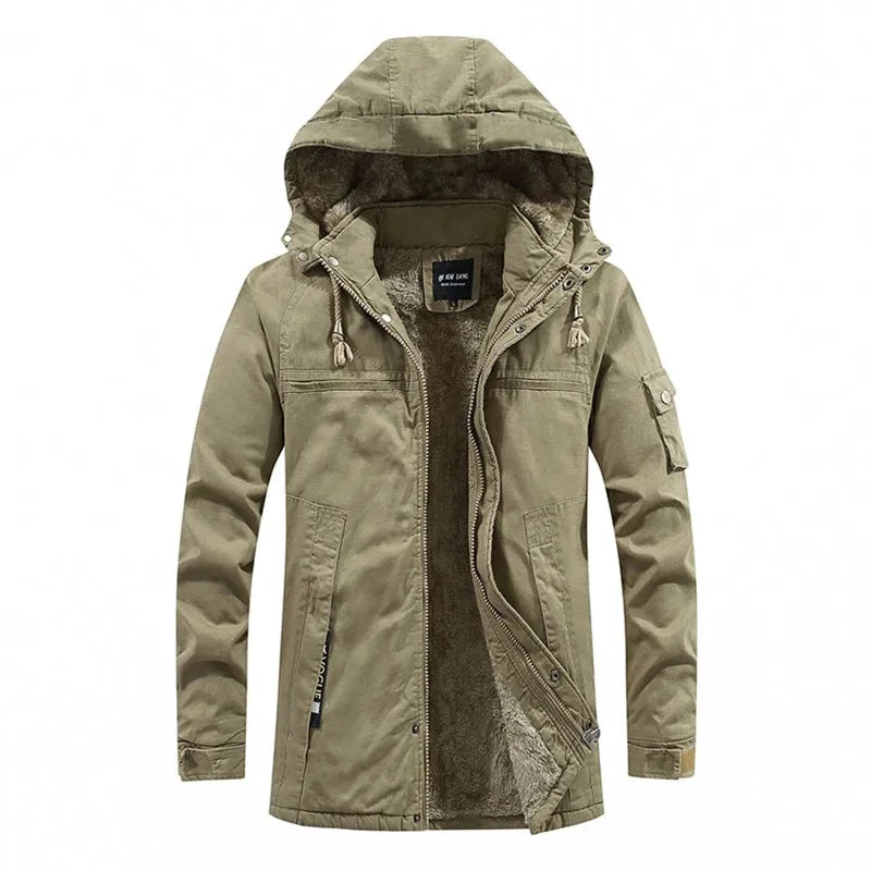 Sebastian | Men's Warm Hooded Jacket