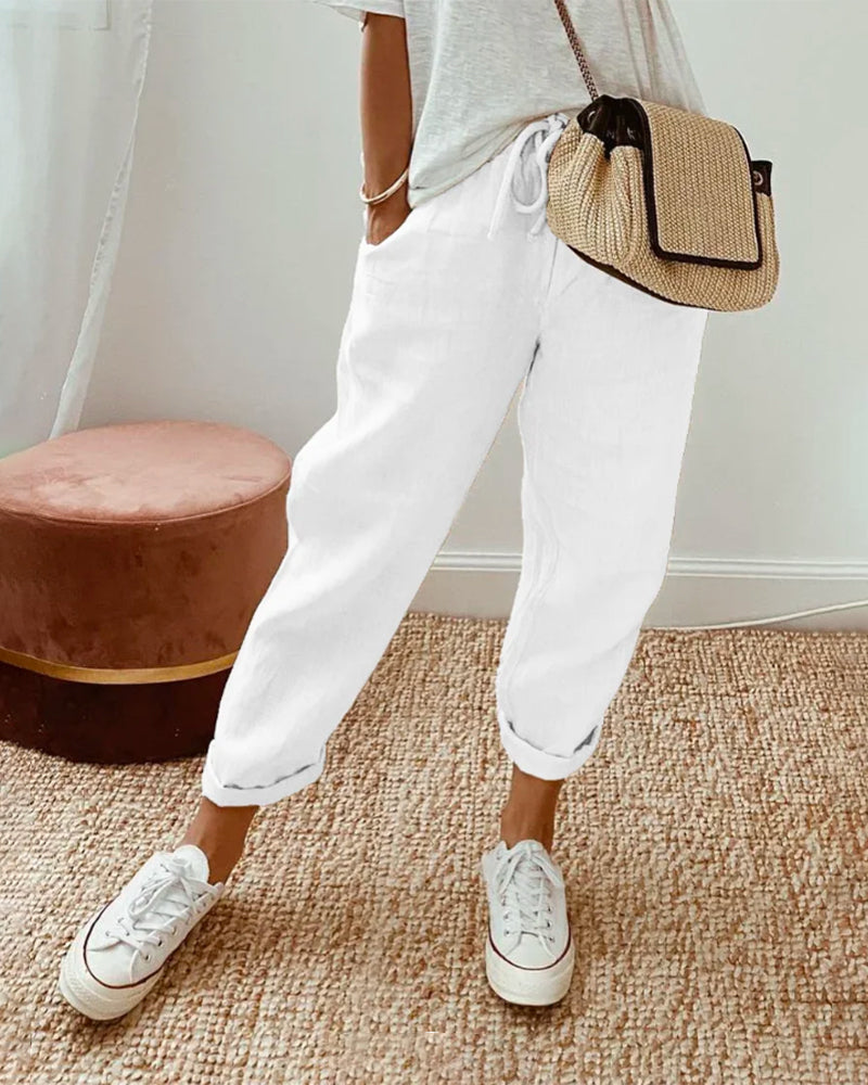 Linen Anti-Sweat Casual & Elegant Trousers