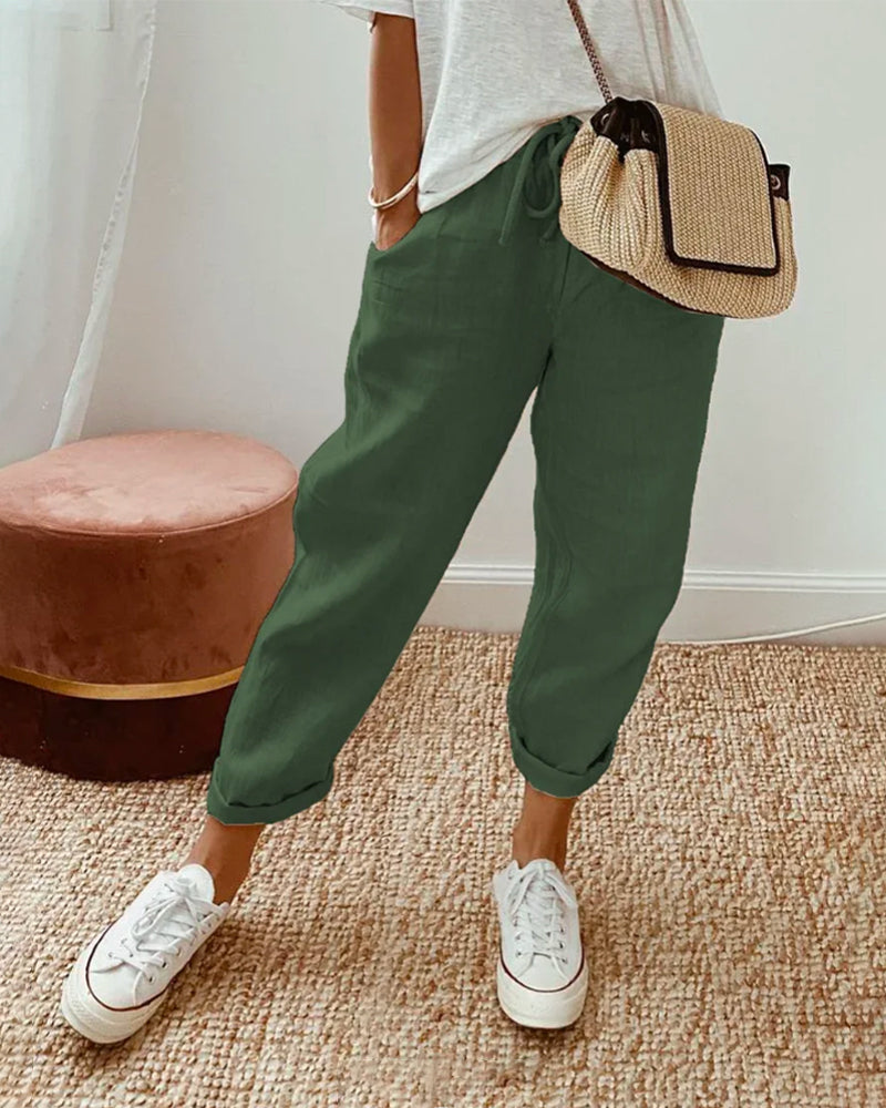 Linen Anti-Sweat Casual & Elegant Trousers