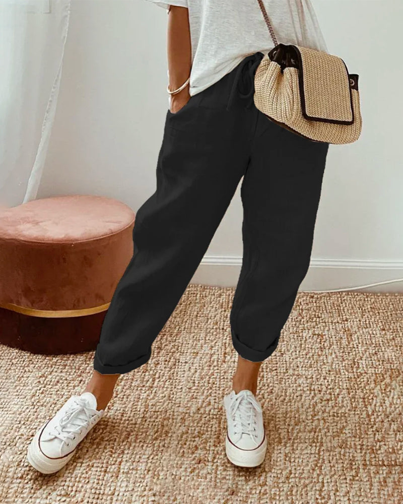 Linen Anti-Sweat Casual & Elegant Trousers
