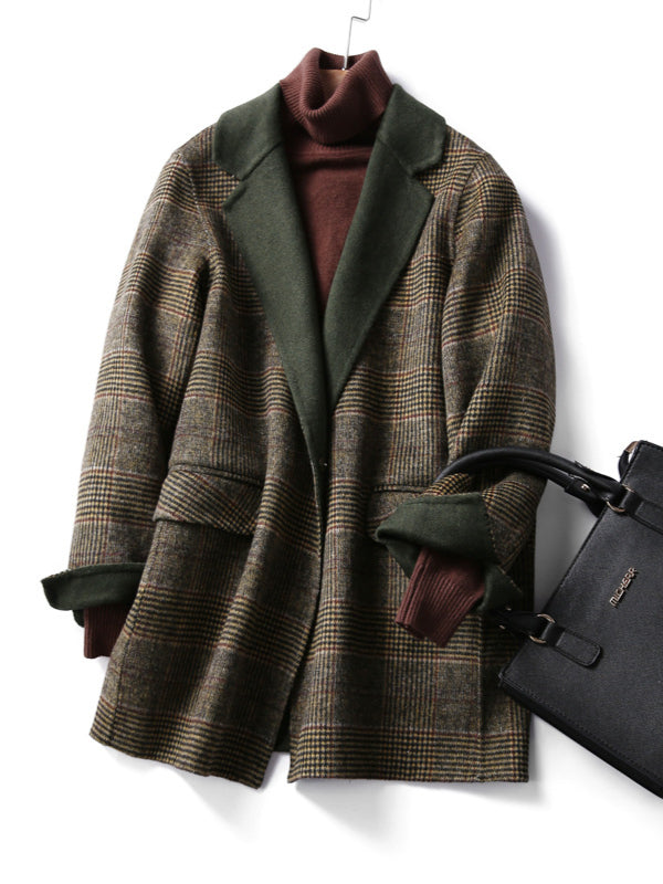 Classic | Winter Check Wool Coat