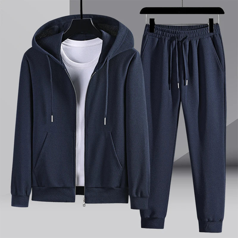 Edoardo | Men Waffle Knit Lounge Set