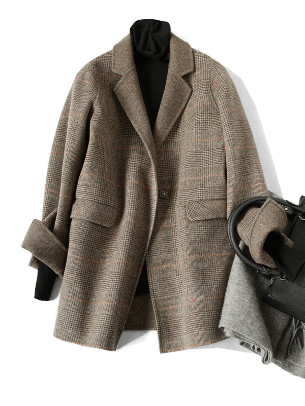 Classic | Winter Check Wool Coat