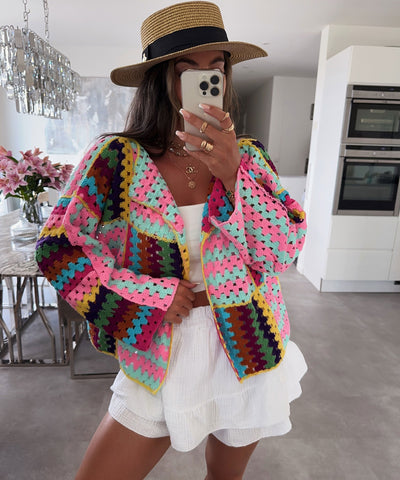 Keira | Multi-Color Cardigan