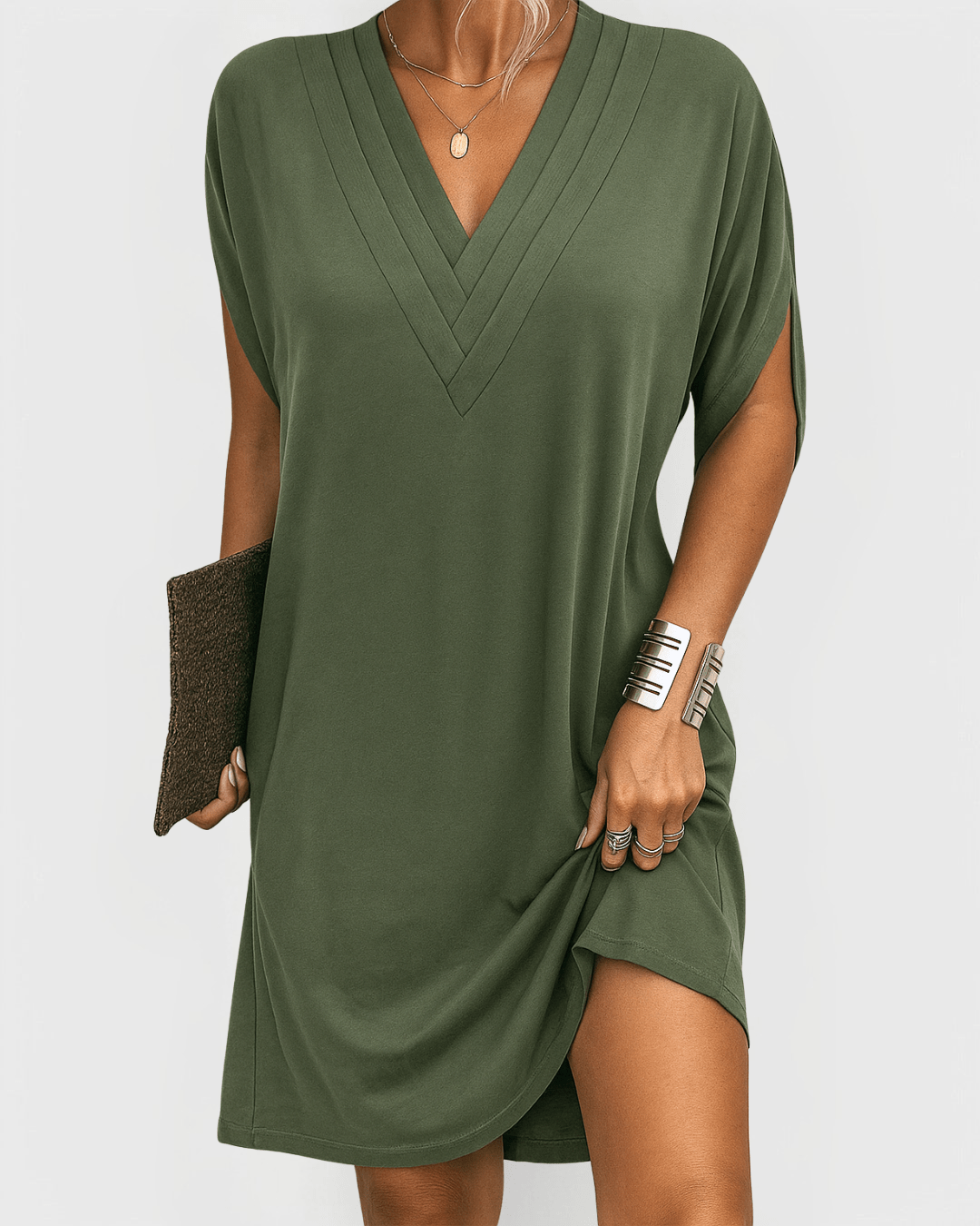 Evaline Lightweight Cotton Dress