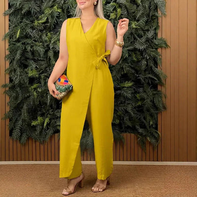 Inas | Elegant V-Neck Jumpsuit